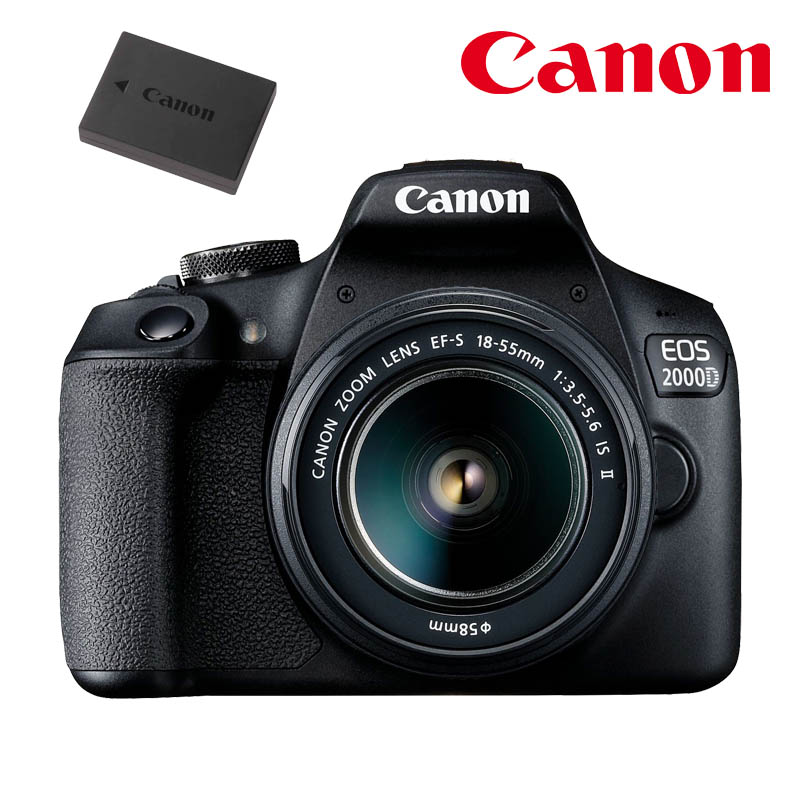 CANON EOS 2000D 18 55 IS II SB 130 LP E10 Foto Trade Luxembourg